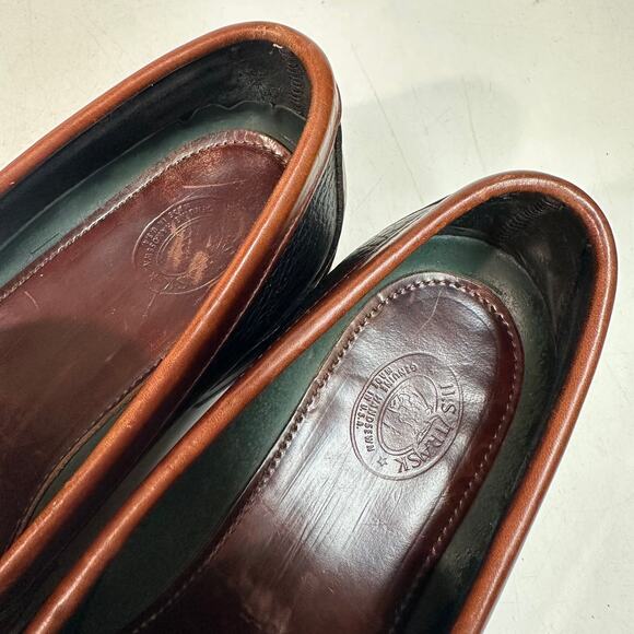 NEW HEELS Rancourt & Co x H S Trask Handsewn Tassel Kiltie Loafer Moc USA 10 D main image 9